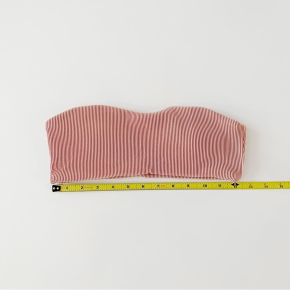 Envya Ribbed Bandeau Swim Top - Picture 3 of 7